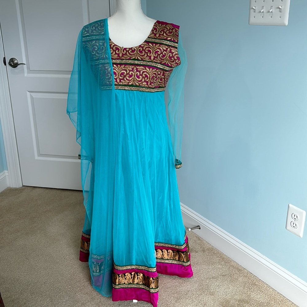 Indian Anarkali dress - complete set!